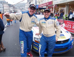 Mike Faulkner and Peter Foy, National Rally winners