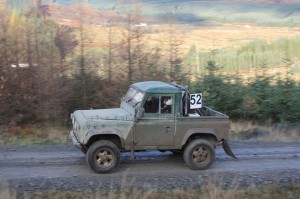 Hill Rallying needn't be a big budget sport. A standard Land Rover will do nicely